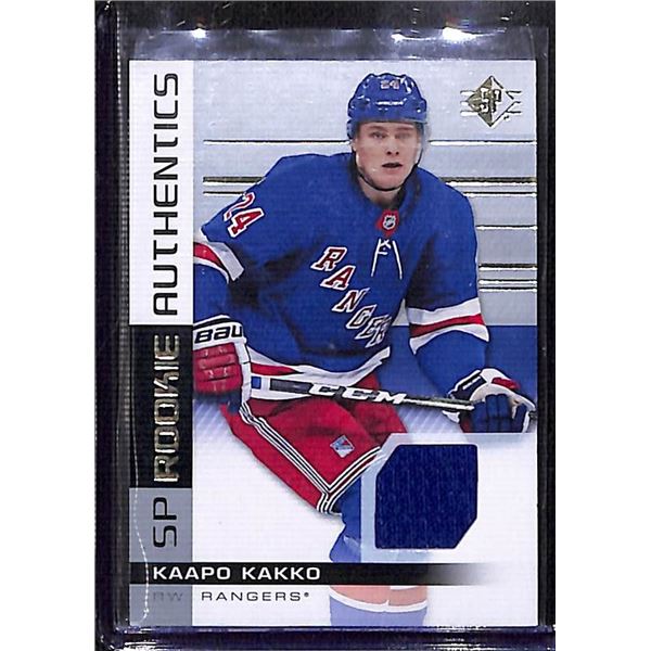 2019-20 SP Authentics Jersey Rookie #101 Kaapo Kakko