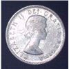 Image 2 : 1956 Canadian Silver 10 Cent Coin