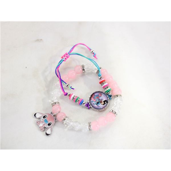 LILO & STITCH ADJUST. STRING BRAC. & STITCH BEAD