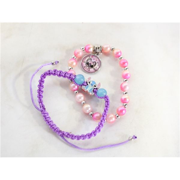 STITCH WOVEN ADJUST. BRAC. & STITCH BEAD BRAC.