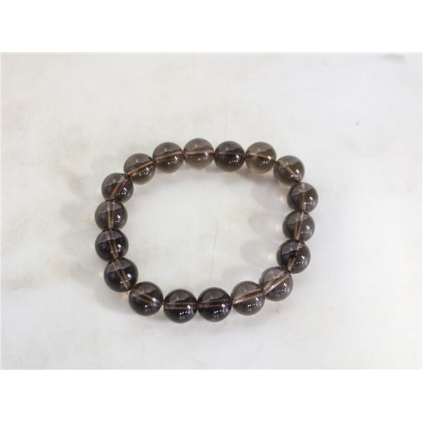 SMOKEY QUARTZ STRETCH BRACELET