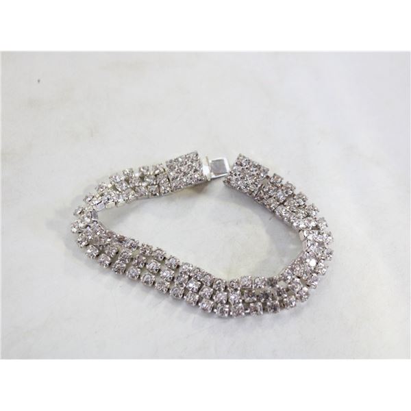 SP 3 ROW CRYSTAL TENNIS BRAC.