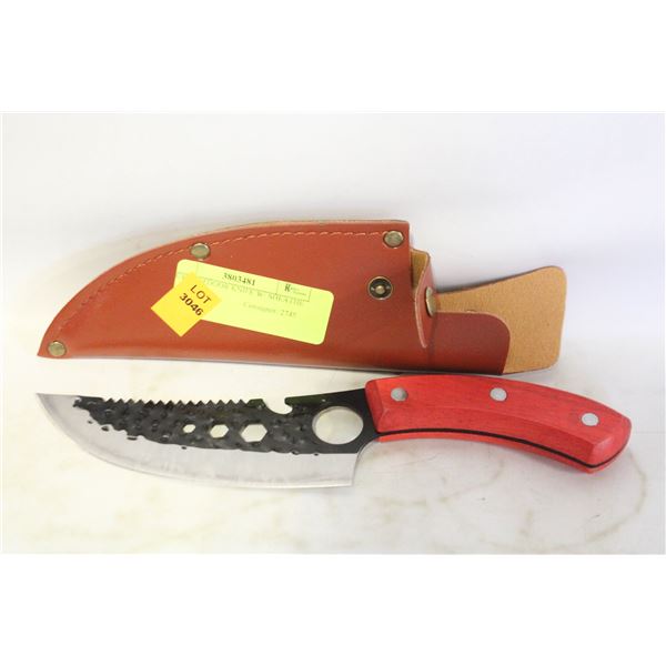 NEW OUTDOOR KNIFE W/ SHEATHE