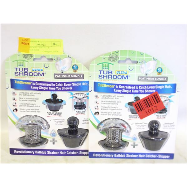 TUB SHROOM – BATHTUB STRAINER/HAIR
