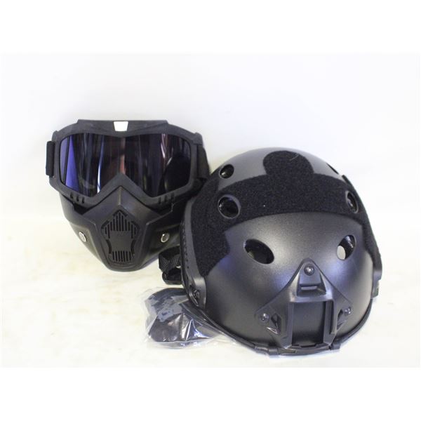 TACTICAL HELMET FOR PAINT BALLS/AIRSOFT