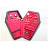 Image 1 : NEW VAMPIRE COFFIN JEWELRY BOX FULL
