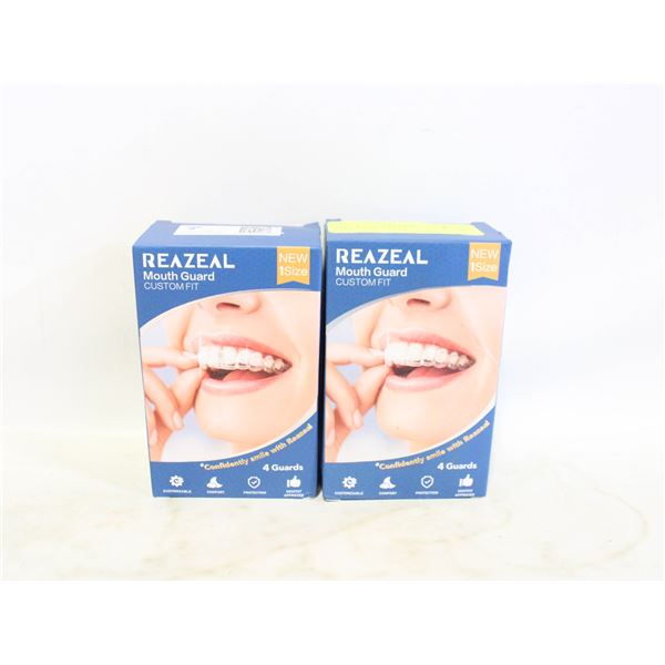 8 PCS REAZEAL MOUTH GUARD FOR CLENCHING TEETH