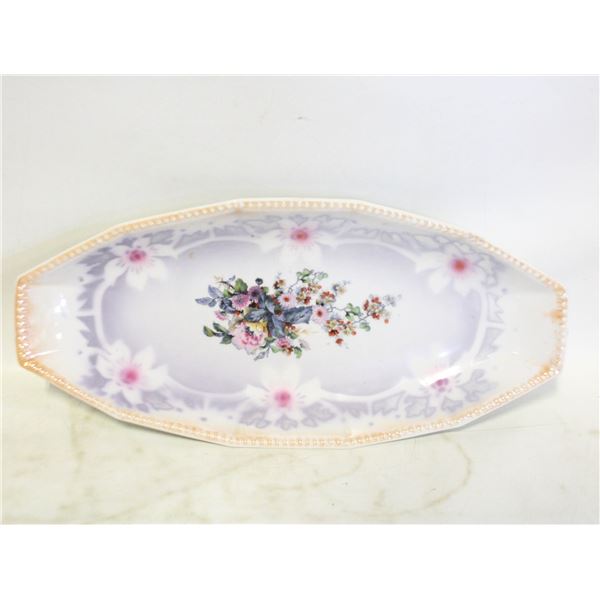 VTG. GERMAN PORCELAIN SERVE PLATE/VANITY