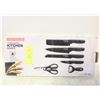 Image 1 : NEW 6PC KITCHEN KNIFE BLOCK SET HIGH CARBON