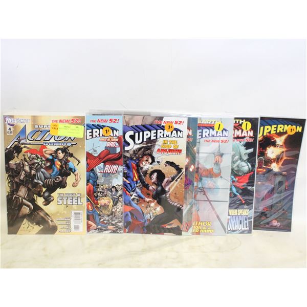 SUPERMAN COMICS – VARIOUS (9 COMICS)