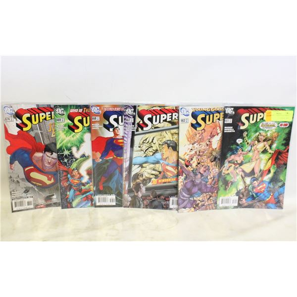 SUPERMAN – VARIOUS (6 COMICS)