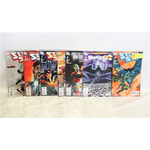 SECRET SIX SERIES – #2, 3, 5, 6, 7, 8, 10