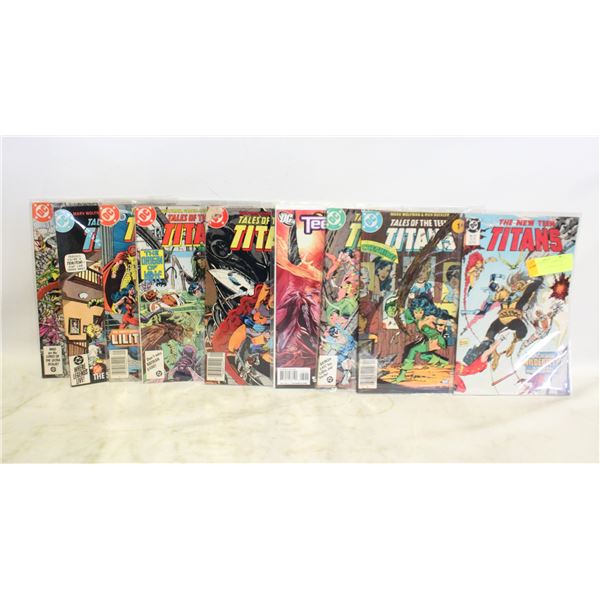 NEW TEEN TITANS – VARIOUS (9 COMICS)