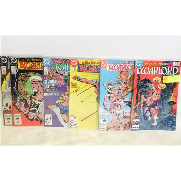 THE WARLORD SERIES – #96, 113, 115, 121, 184