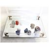Image 1 : MIRRORED VANITY TRAY W/AMMONITE FOSSIL & MORE