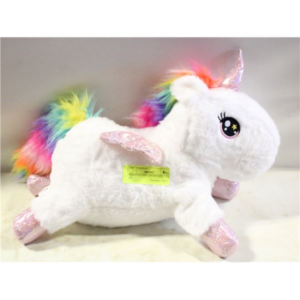 WEIGHTED UNICORN PLUSHIE – 1.6 LB