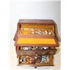 Image 1 : ESTATE JEWELERY BOX W ESTATE JEWELERY