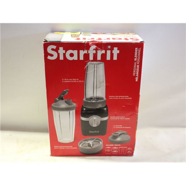 STARFRIT PERSONAL BLENDER – 2X28 OZ CUPS