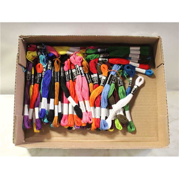 100 NEW EMBROIDERY FLOSS SKEINS