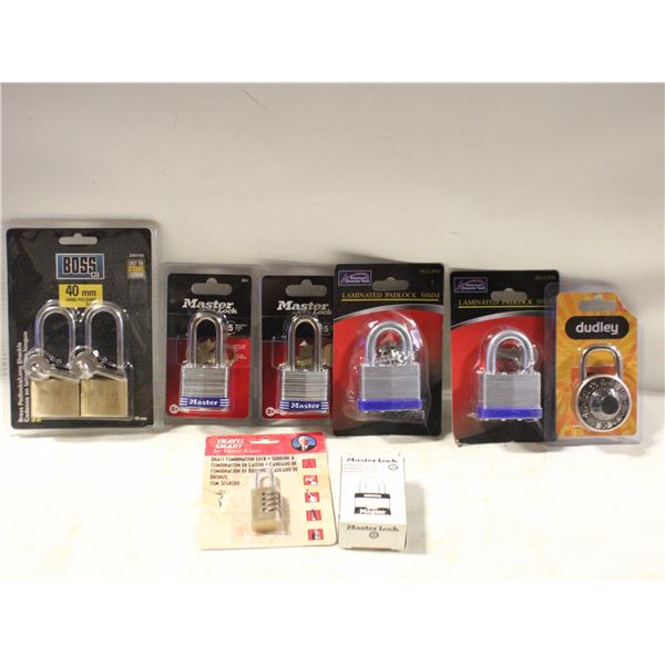 NEW LOT OF ASSORTMENT OF LOCKS
