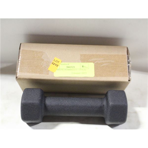NEOPRENE DUMBBELLS – 2 PACK