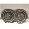 Image 1 : VTG. MARKED SPAIN 2 PEWTER PLATES