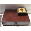 Image 1 : 2 VINTAGE WOOD STORAGE BOXES