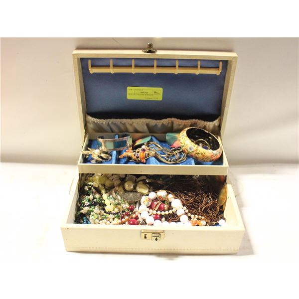 BOX OF COSTUME JEWELRY