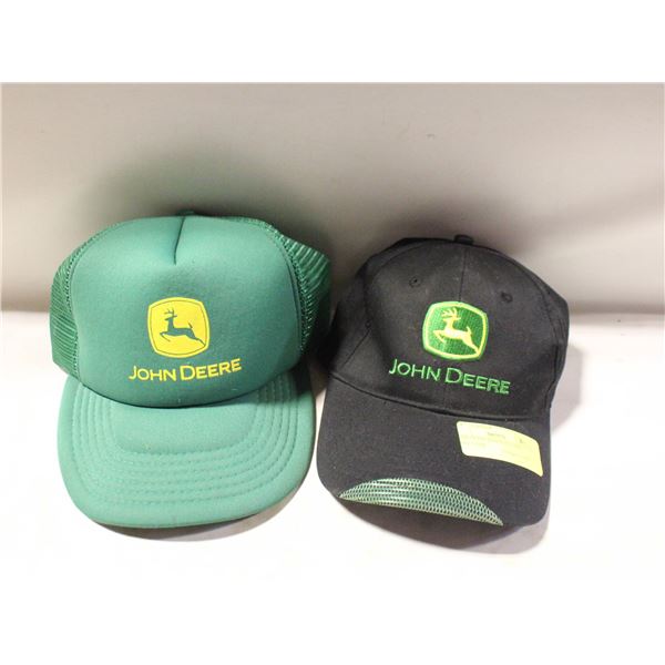 JOHN DEERE BASEBALL CAPS, ADULT SIZE