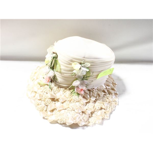 VINTAGE LADIES HAT, TAG INSIDE: