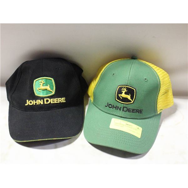 JOHN DEERE BASEBALL CAPS, ADULT SIZE