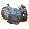 Image 1 : LOT OF 3   BACKPACKS