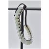 Image 1 : #112-NATURAL JADE JADEITE DONUT BRACELET