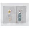 Image 1 : #191-NATURAL JADE JADEITE PENDANT 2PCS