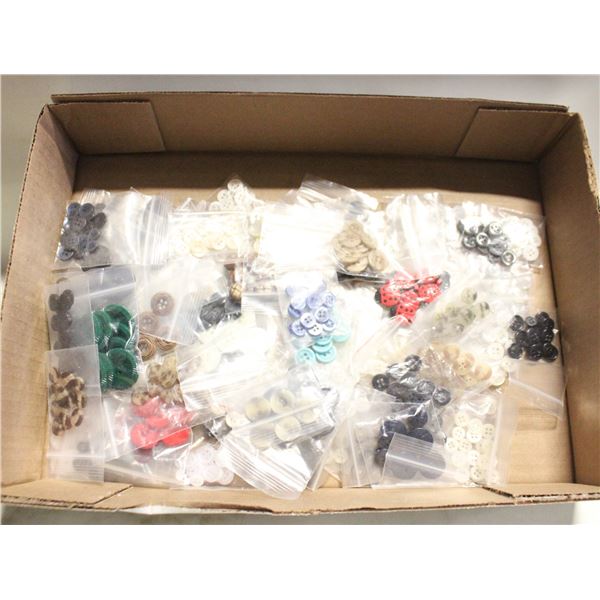 VINTAGE NEW 75+ PKGS OF BUTTON-SETS
