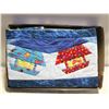 Image 1 : HOME-MADE QUILT, 12 TUG-BOAT BLOCKS,