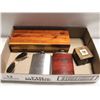 Image 1 : LIQUOR FLASKS, 1 W/ LEATHER WRAP, WOOD