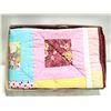 Image 1 : HOME-MADE QUILT, 48"X40", COTTON