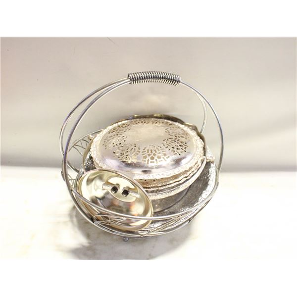VINTAGE SILVER-PLATED KITCHEN WARES
