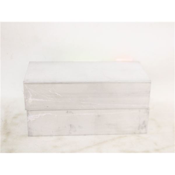 2 PACK SQUARE ALUMINIUM FLAT BAR