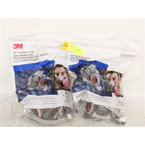 2 PACK 3M HALF FACEPIECE REUSABLE