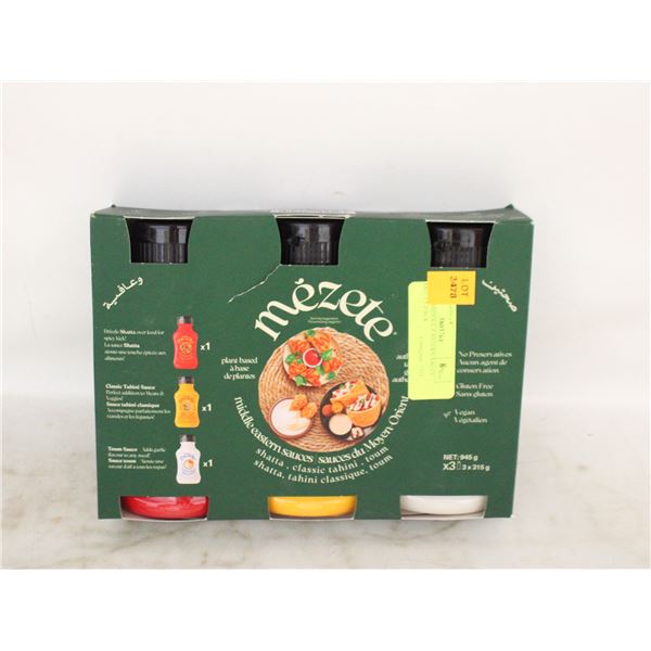 MEZETE MIDDLE EASTERN SAUCE VARIETY PACK