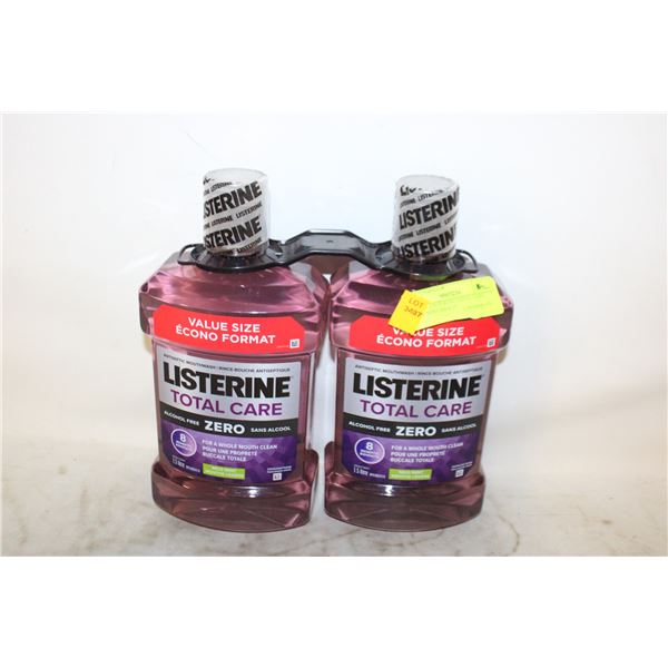2 X 1.5L LISTERINE TOTAL CARE MILD MINT BB 6/27