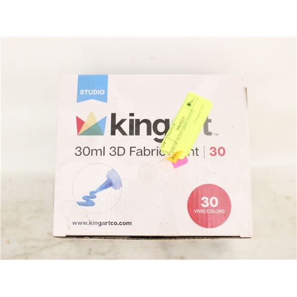 LOT OF 26 3D FABRIC PAINTS