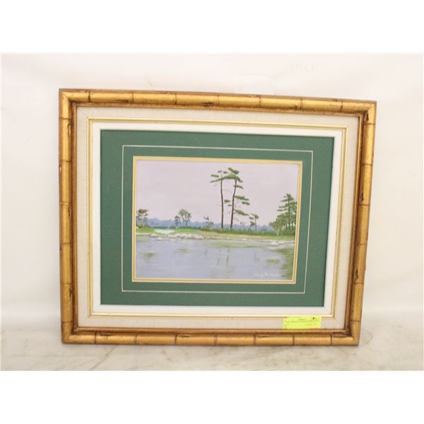 OIL PAINTING FRAMED SIGNED 23" X 18"
