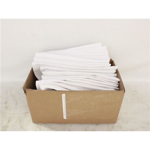 28 CLOTH NAPKINS (WHITE)