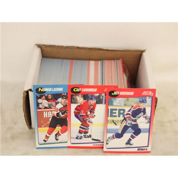 1991 SCORE HOCKEY BLUE + RED CARDS APPROX 275