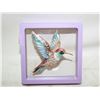 Image 1 : NEW HUMMINGBIRD BROOCH RHINESTONES