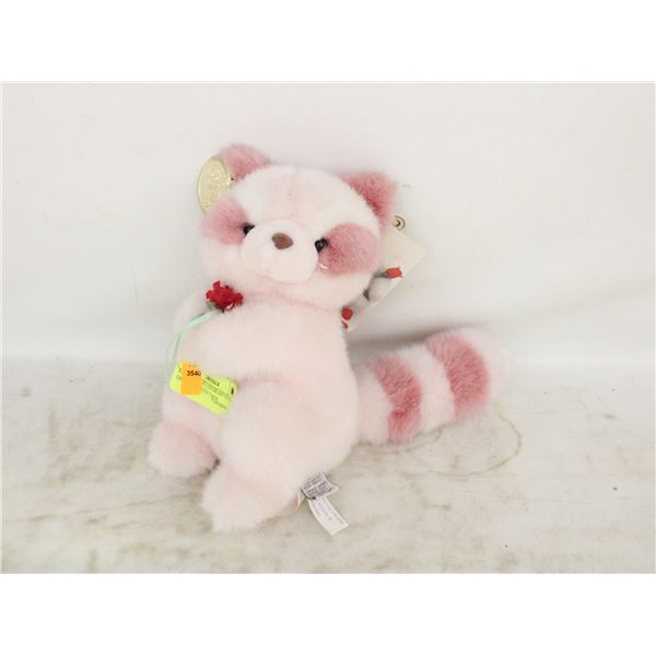 RASPBERRY PLUSH BEAR GUND GREETINGS WITH TAGS