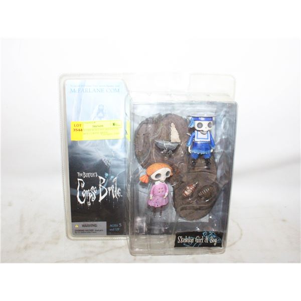 SEALED TIM BURTONS SKELETON GIRL+BOY CORPSE BRIDE